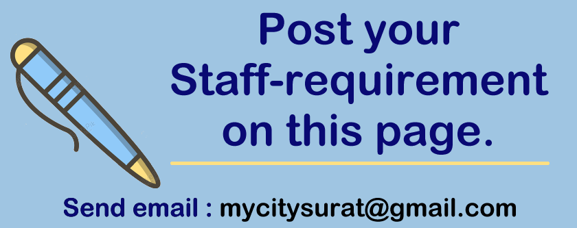 Send your staff-requirement to us for publishing it here and on Bhopal-job-page.